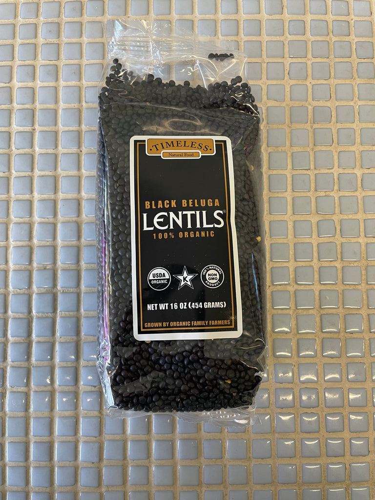 timeless foods black beluga lentils