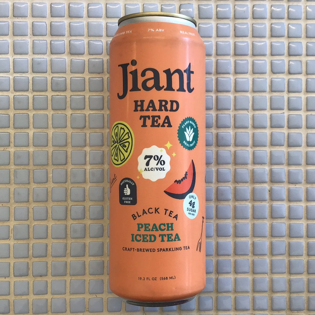 jiant peach iced hard tea 19.2 oz single