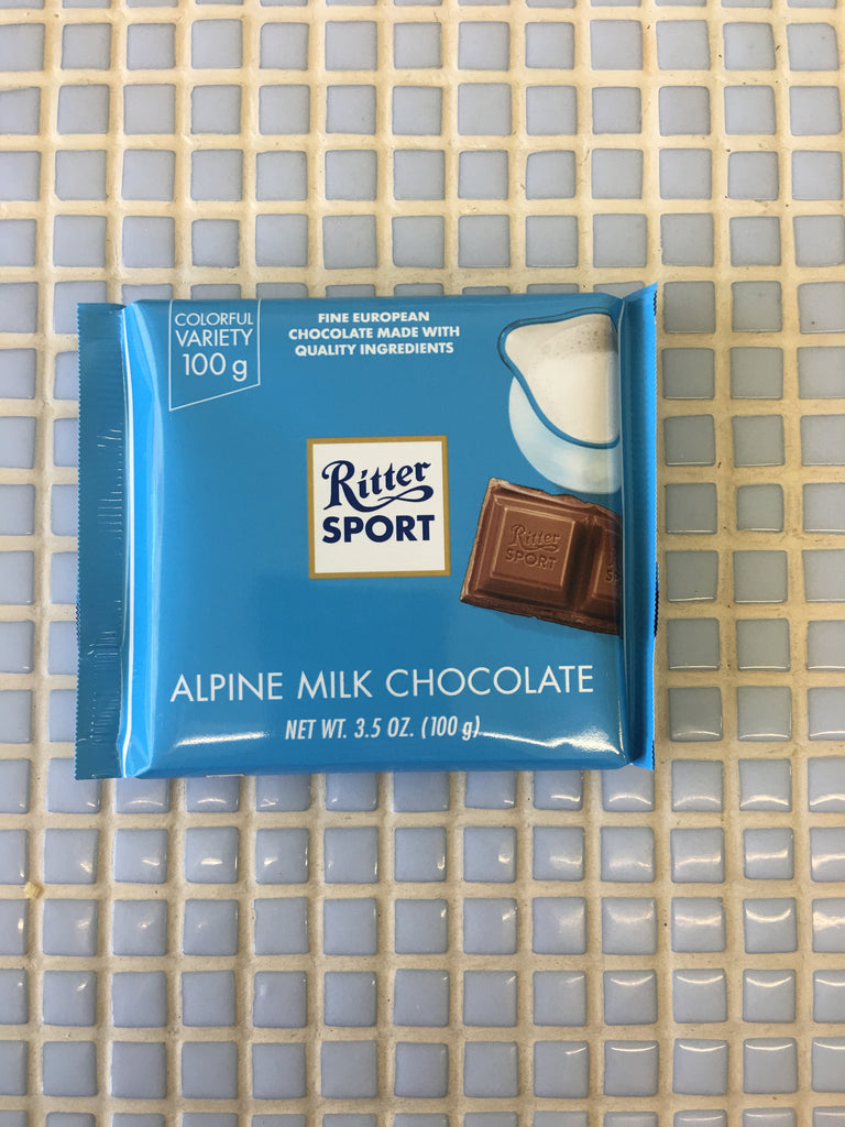 ritter alpine milk chocolate bar