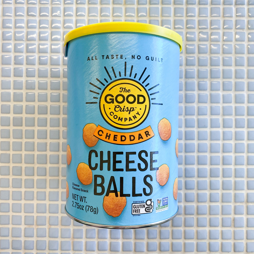 the good crisp company original cheddar cheese balls