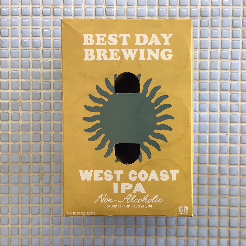 best day brewing non-alcoholic west  coast ipa 12oz 6pk