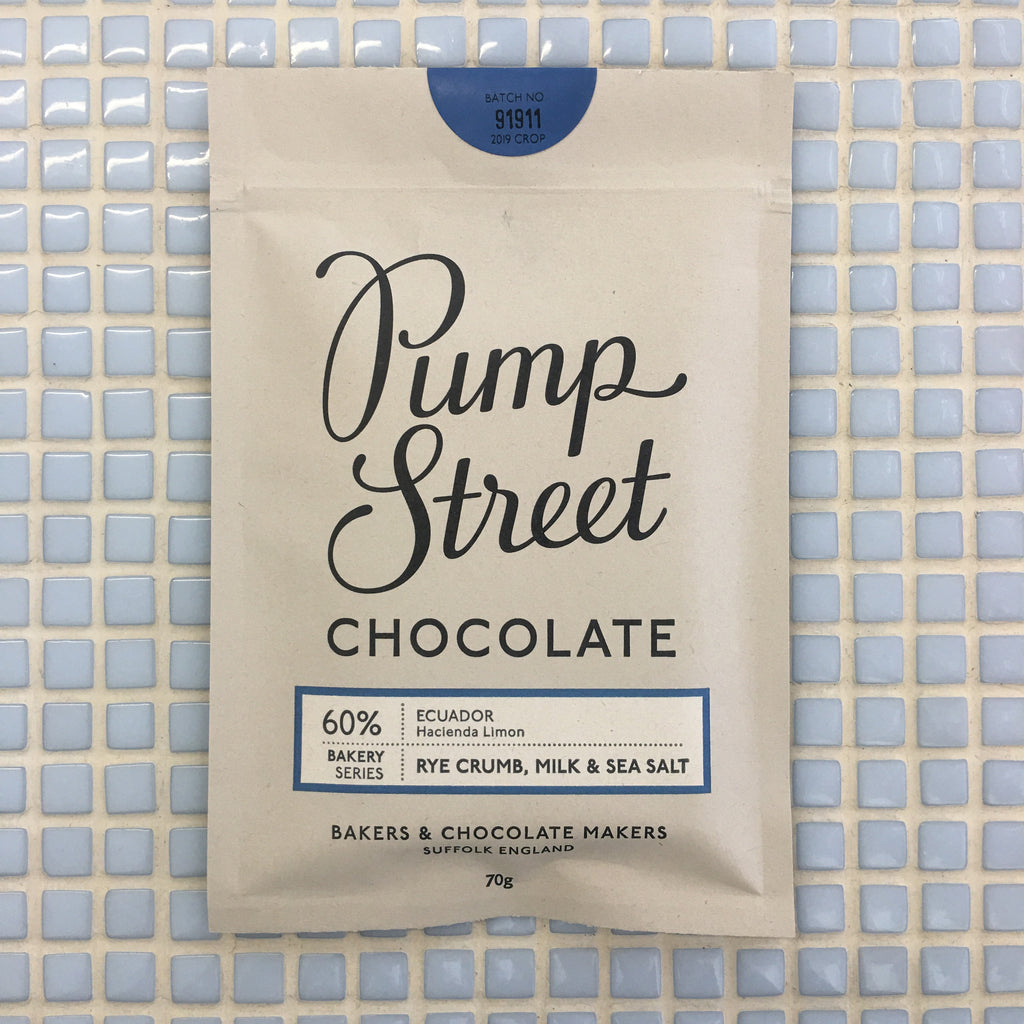 pump street chocolate rye crumb milk & sea salt 60%