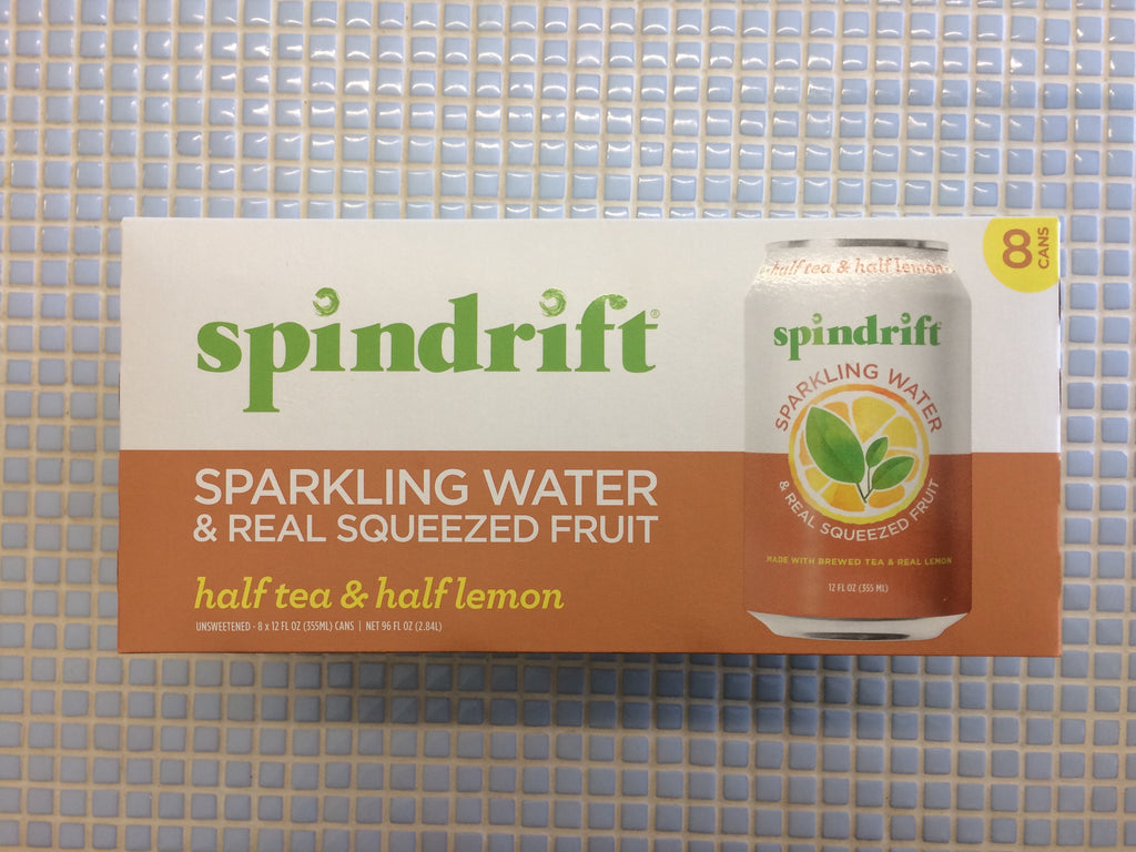 spindrift tea and lemon 8 pack