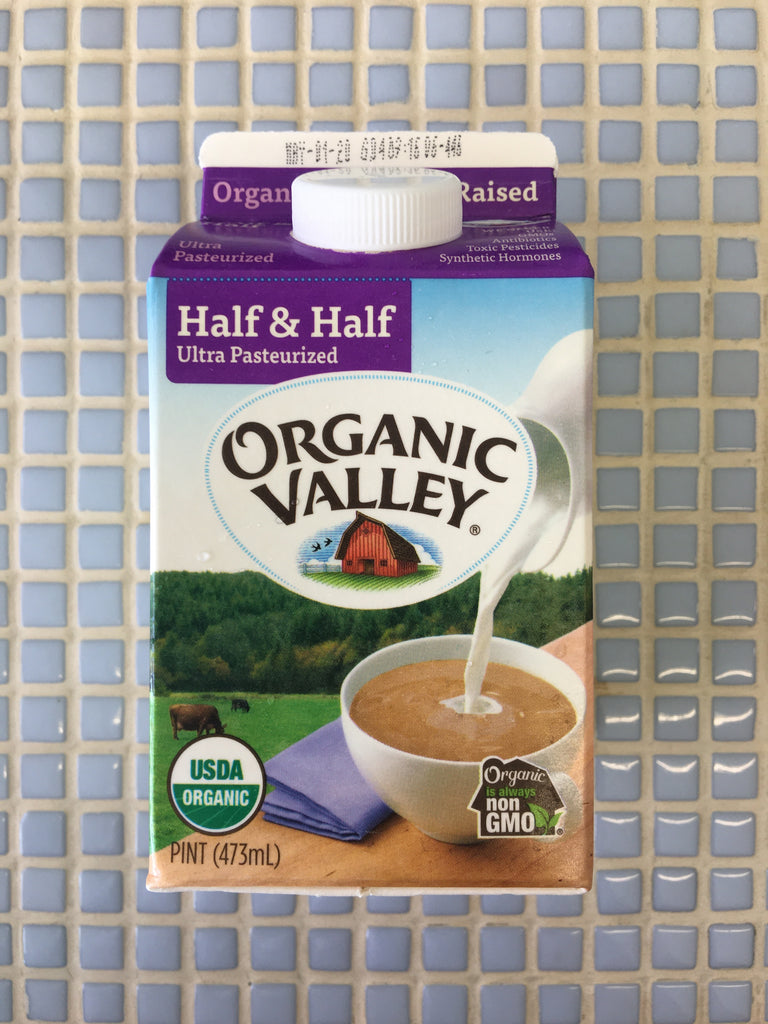 organic valley half and half