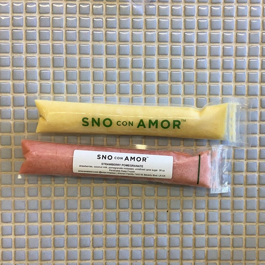 Sno con amor ice pop