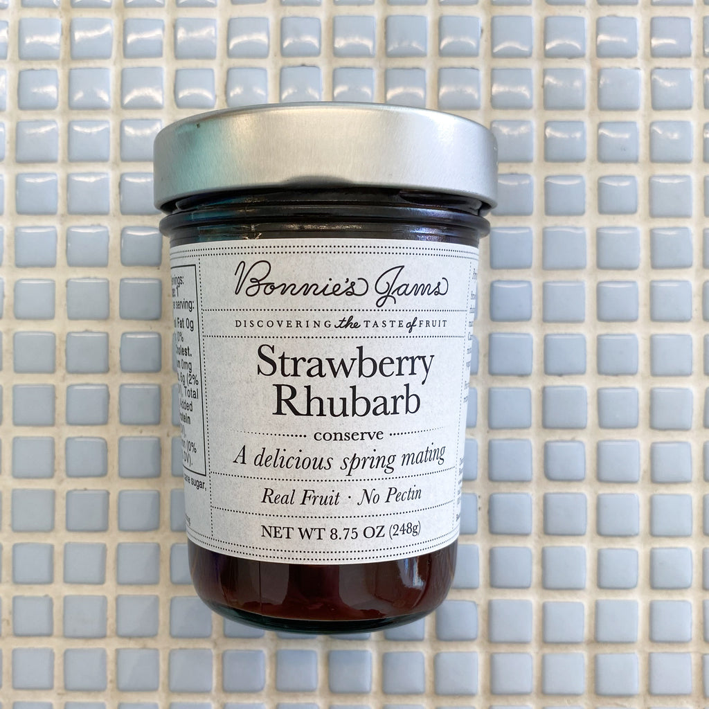 bonnie’s strawberry rhubarb jam conserve