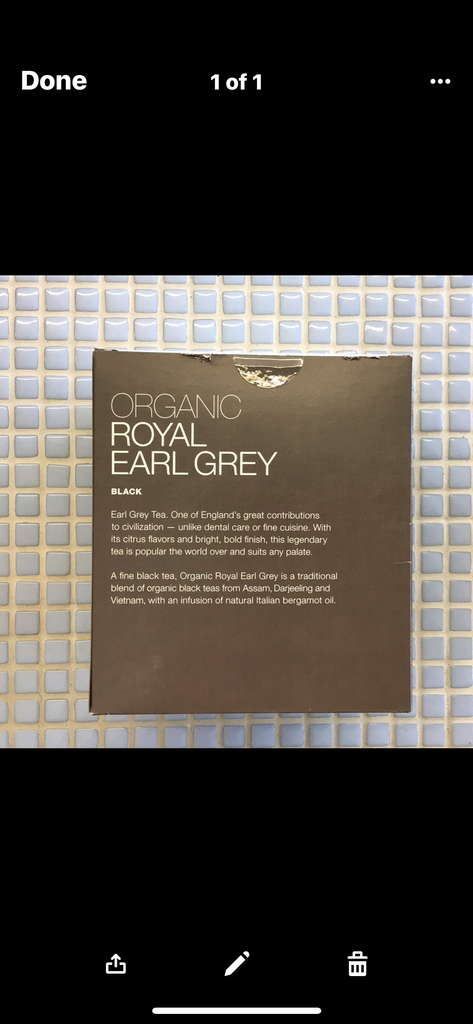 lamill organic royal earl grey tea bags
