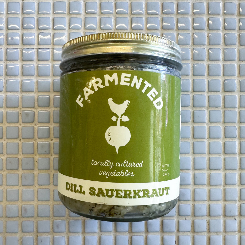 farmented dill sauerkraut