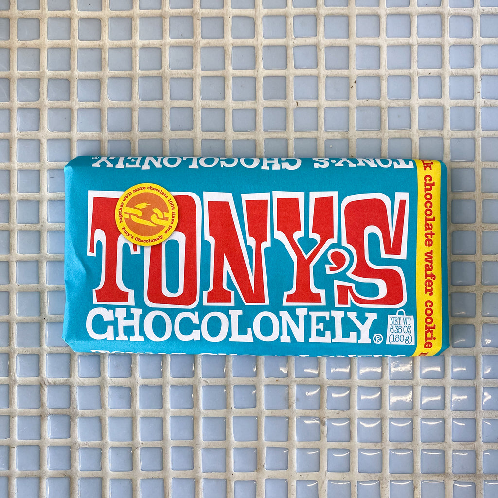 tonys chocolonely milk chocolate wafer bar