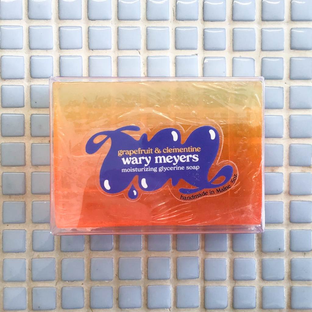 wary meyers grapefruit & clementine bar soap