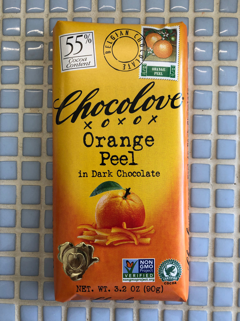 chocolove orange peel dark chocolate