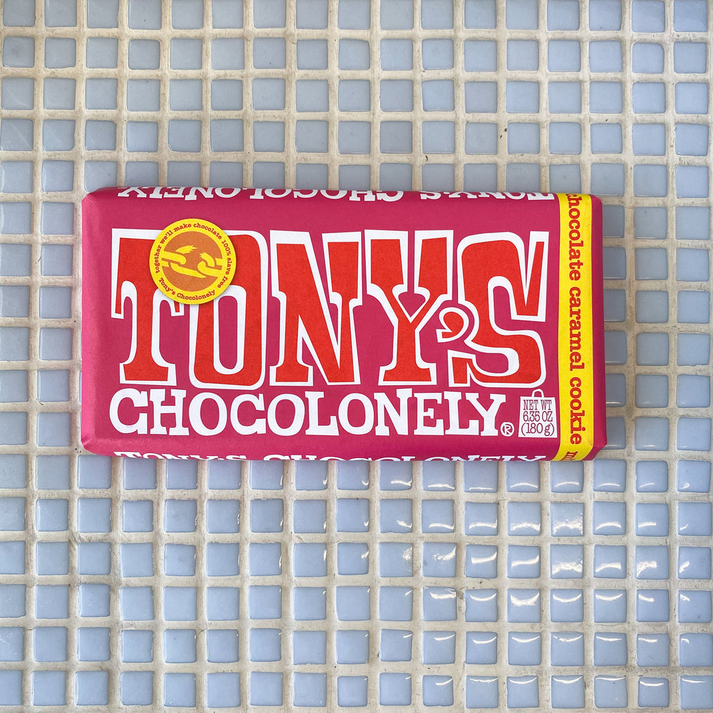tonys chocolonely milk chocolate caramel cookie bar