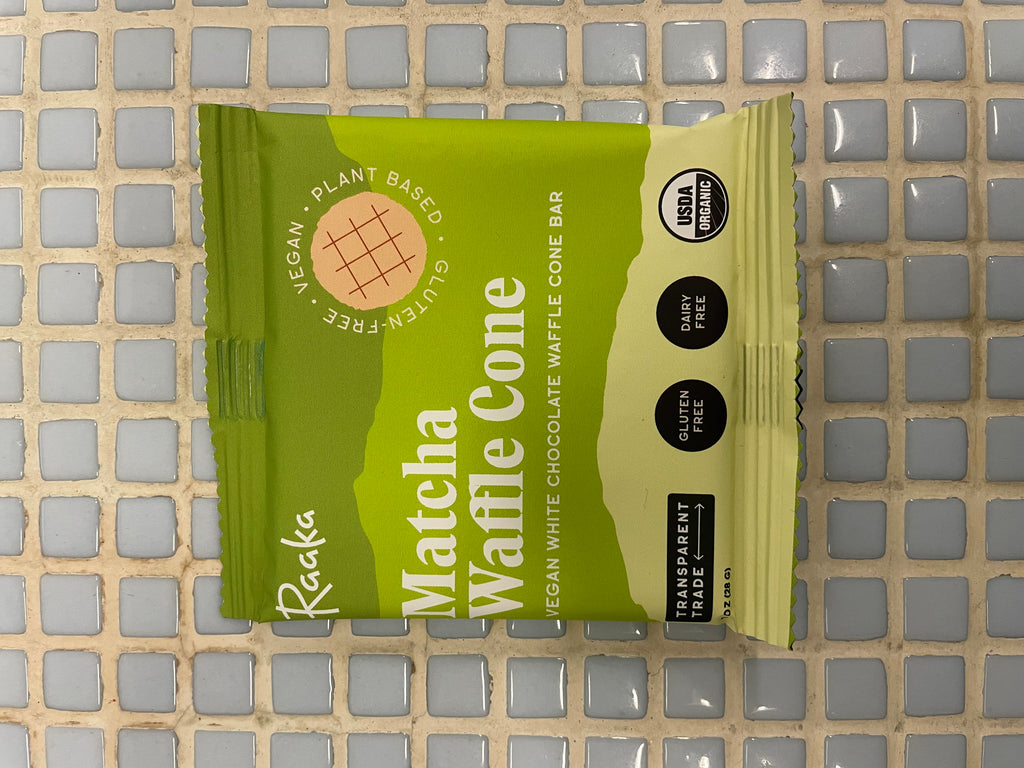 raaka matcha waffle cone bar