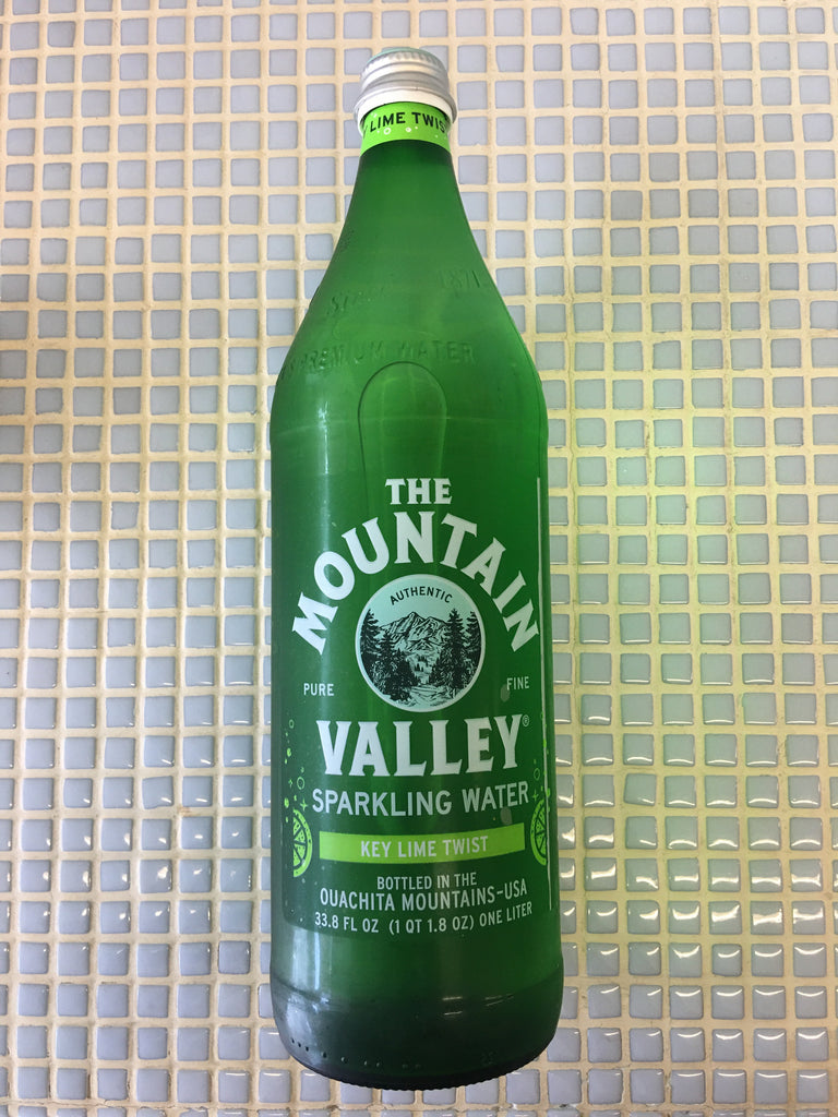 mountain valley 1L lime sparkling water